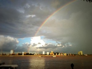 RAINBOW ON THE RIVER